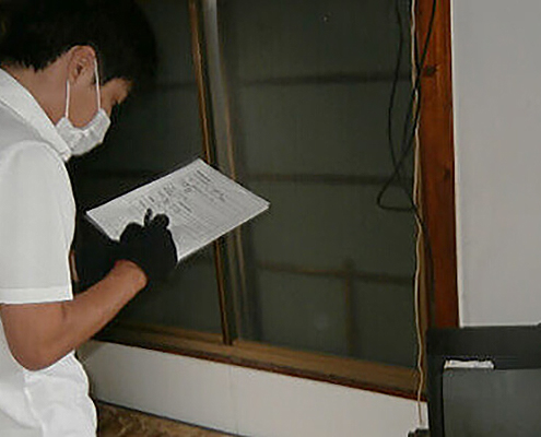 片付け日の決定後、現地にて無料お見積り