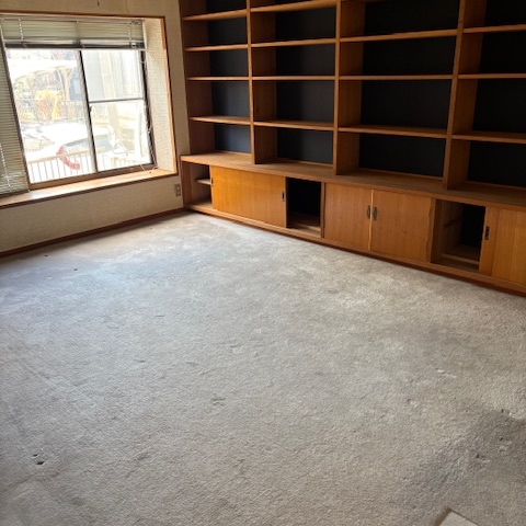 家財整理作業後の居室。不要品を撤去し、施設入所後の売却準備がしやすい状態に整った室内|宇都宮市 不用品片付け