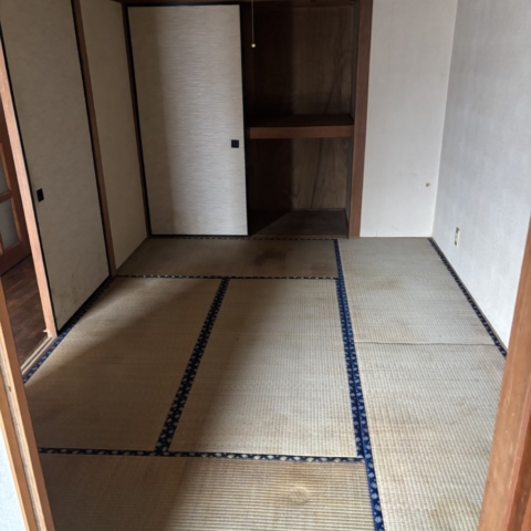 宇都宮市賃貸退去後和室押入れ空確認