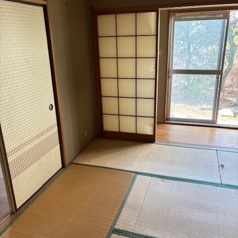 宇都宮市 和室 片付け後 清掃完了